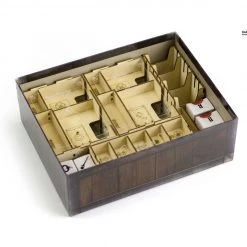 Gaming Trunk - Lion Jaws Organizer Compatible With Gloomhaven: Jaws Of The Lion (Natural Unstained)
