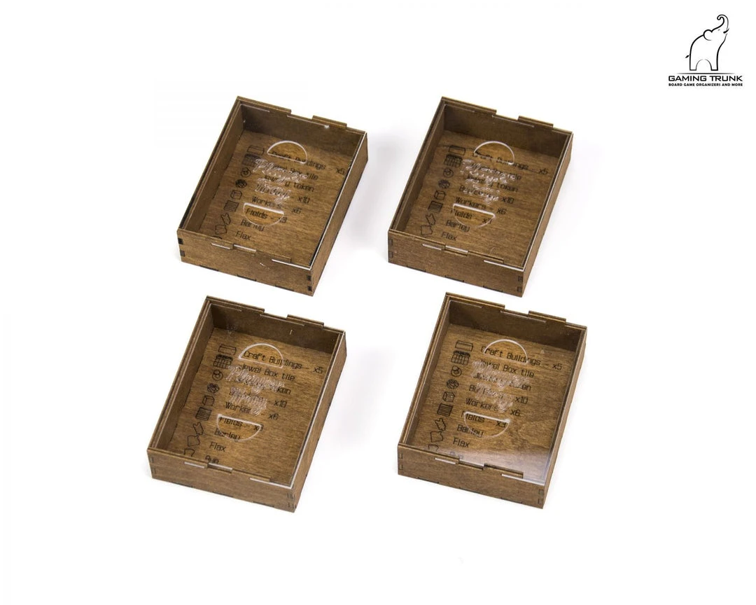 Gaming Trunk - Holledau Organizer For Hallertau (Natural Unstained) 10 Gaming Trunk - Holledau Organizer For Hallertau (Natural Unstained)