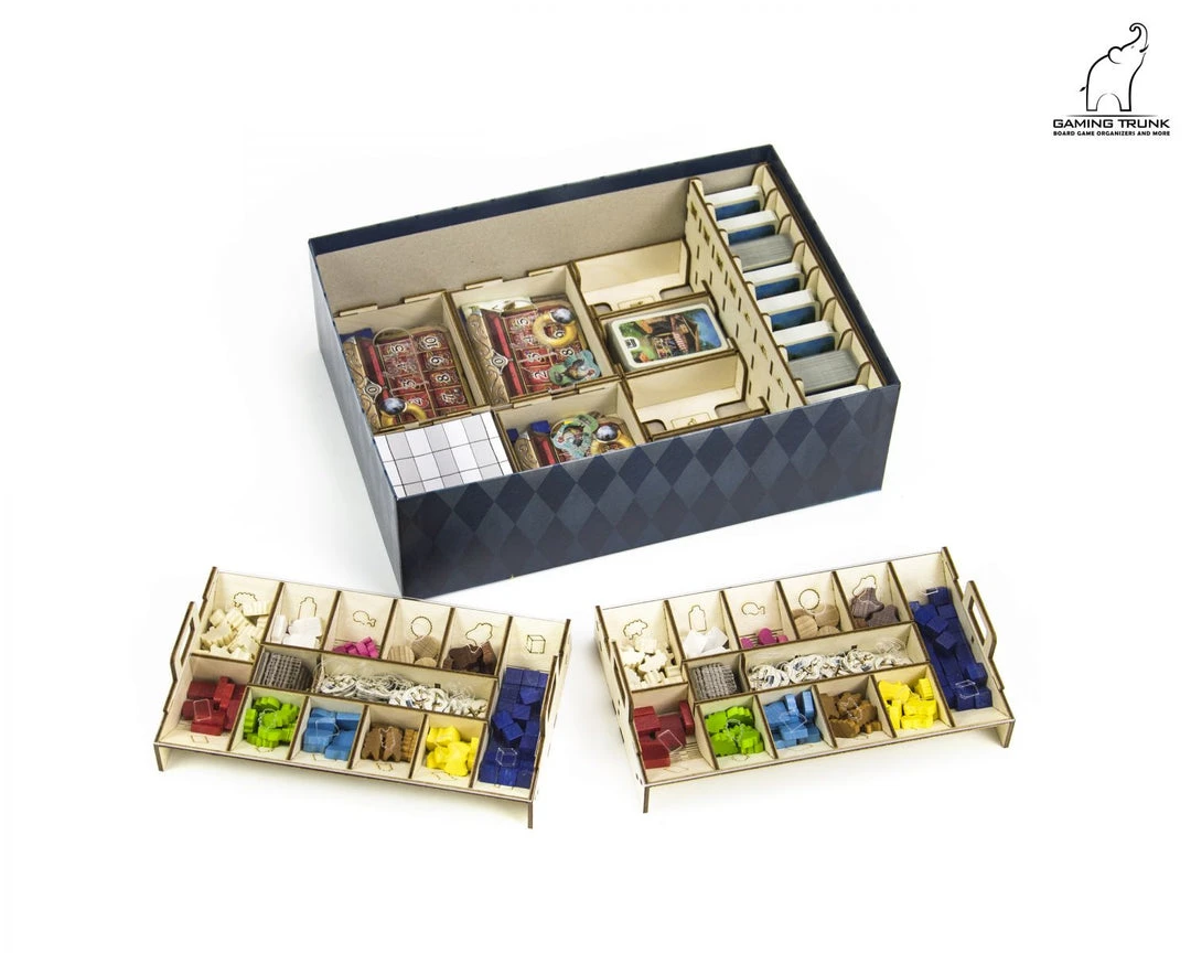 Gaming Trunk - Holledau Organizer For Hallertau (Natural Unstained) 3 Gaming Trunk - Holledau Organizer For Hallertau (Natural Unstained)