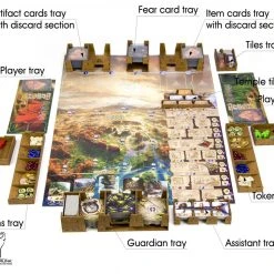 Gaming Trunk - Arnak Organizer For Lost Ruins Of Arnak (Natural Unstained)