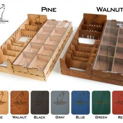 Gaming Trunk - New Farm Organizer For Agricola Revised Edition (Walnut)