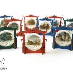 Gaming Trunk - Gate Markers For Eldritch Horror And Arkham Horror (Black) (Sets Of 5)