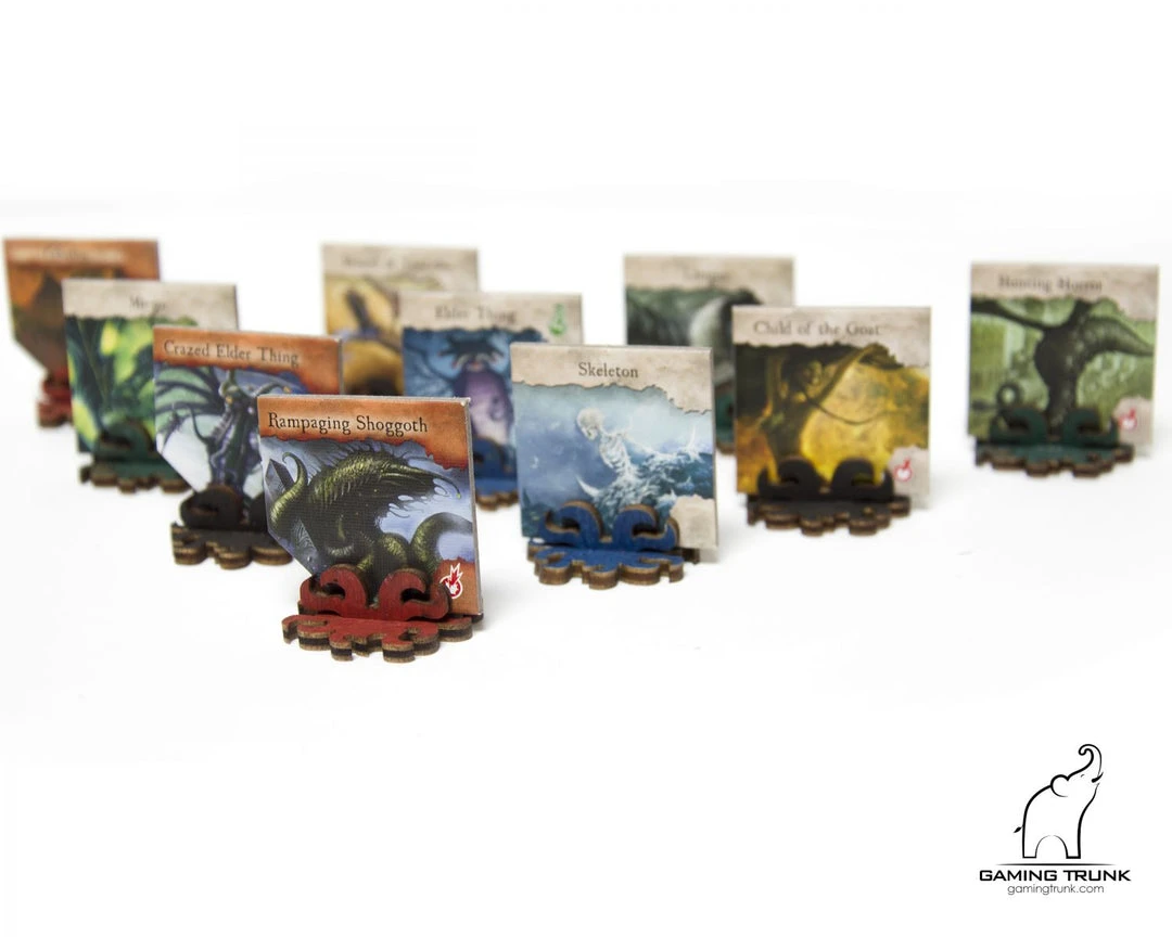 Gaming Trunk - Monster Stands For Eldritch Horror And Arkham Horror (Green) (Sets Of 5) 6 Gaming Trunk - Monster Stands For Eldritch Horror And Arkham Horror (Green) (Sets Of 5)