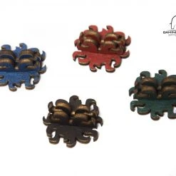 Gaming Trunk - Monster Stands For Eldritch Horror And Arkham Horror (Red) (Sets Of 5)