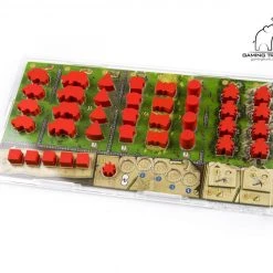 Gaming Trunk - Acrylic Overlay With A Backboard For Clans Of Caledonia Player Board. A Set Of Four (for First Edition Of The Game) 8 Gaming Trunk - Acrylic Overlay With A Backboard For Clans Of Caledonia Player Board. A Set Of Four (for First Edition Of The Game)