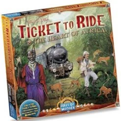Days Of Wonder Board Games Ticket To Ride Map Collection: Volume 3 - The Heart Of Africa