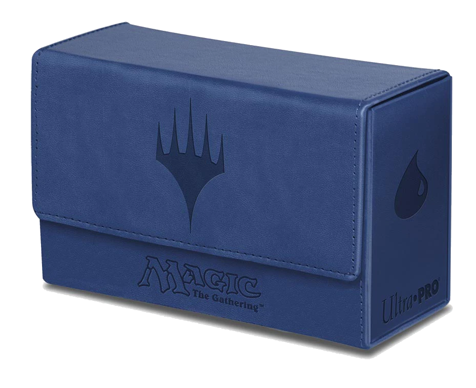 Ultra Pro - Dual Flip Box Blue Mana For Magic (Matte Finish) Deck Boxes 1 Ultra Pro - Dual Flip Box Blue Mana For Magic (Matte Finish) Deck Boxes