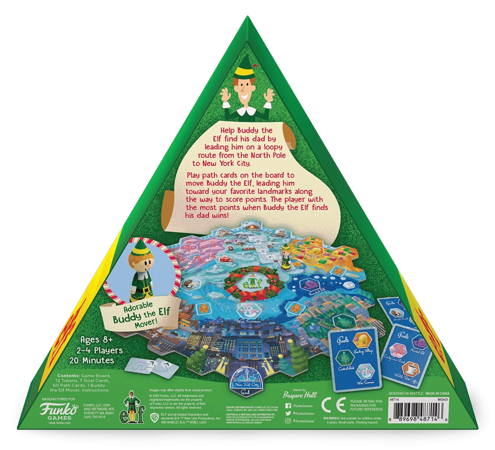 Funko Games Board Games Elf: Journey From The North Pole 3 Funko Games Board Games Elf: Journey From The North Pole