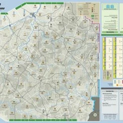 GMT Games The Bulge - Mounted Mapboard