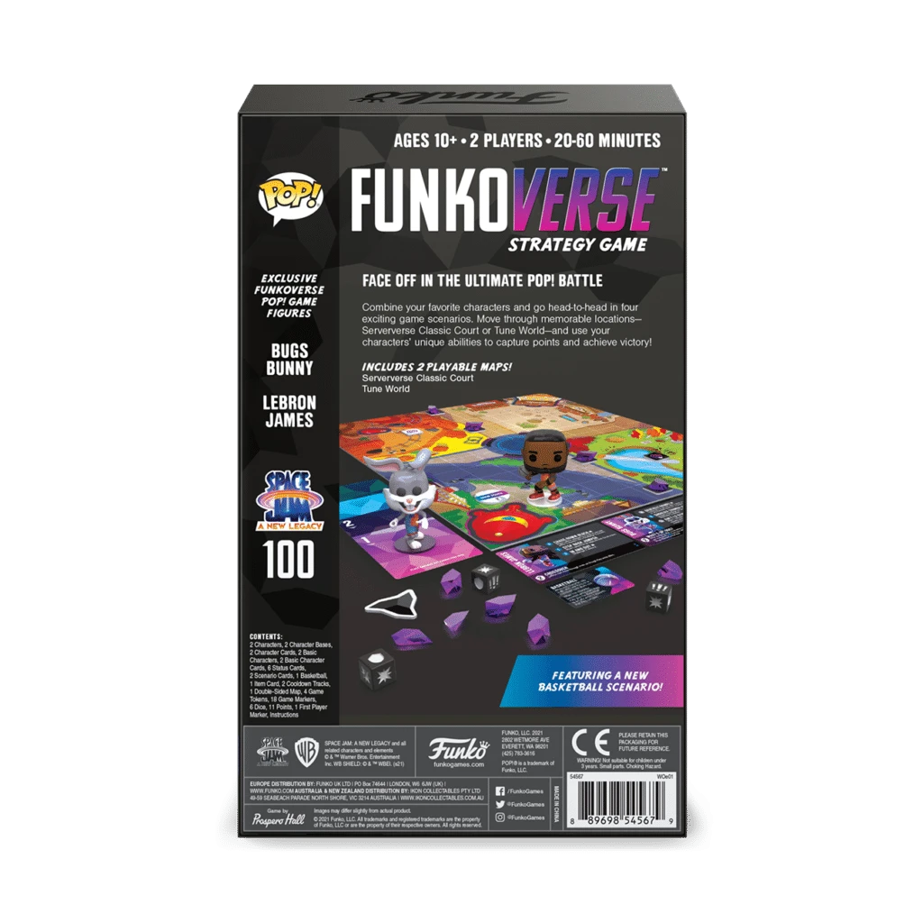 Funko Games Board Games Funkoverse Strategy Game: Space Jam A New Legacy 100 2 Funko Games Board Games Funkoverse Strategy Game: Space Jam A New Legacy 100