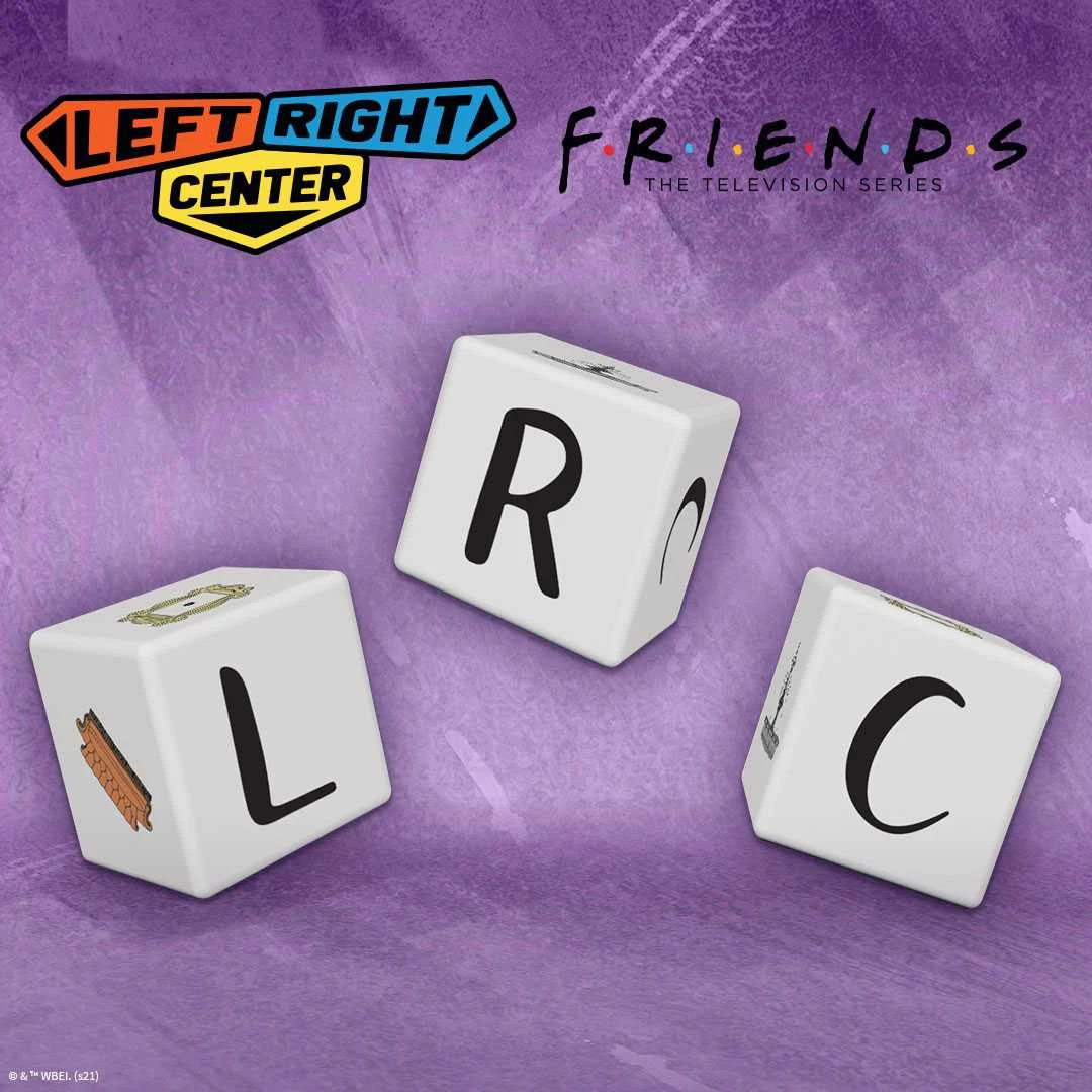 The Op Left Right Center: Friends Dice Game Board Games 4 The Op Left Right Center: Friends Dice Game Board Games