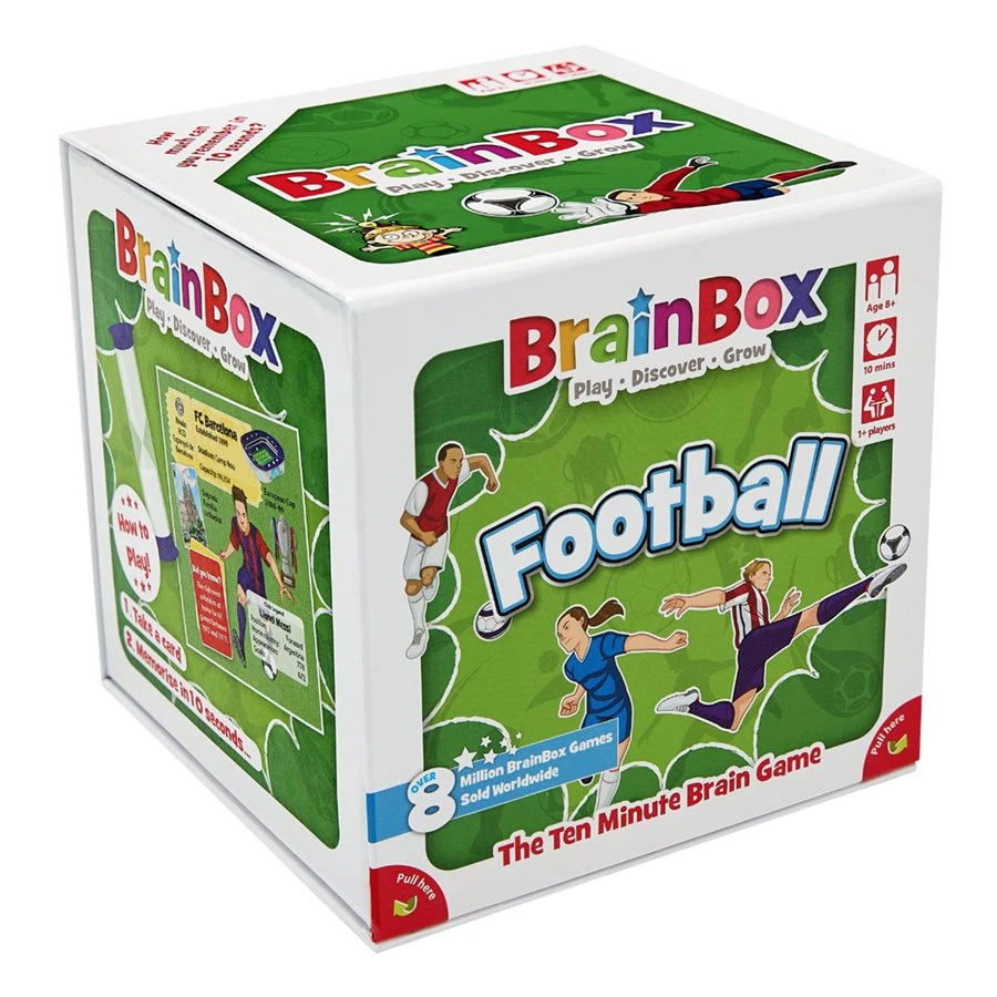 Green Board Game Co. BrainBox: Football *PRE-ORDER* Board Games 1 Green Board Game Co. BrainBox: Football *PRE-ORDER* Board Games