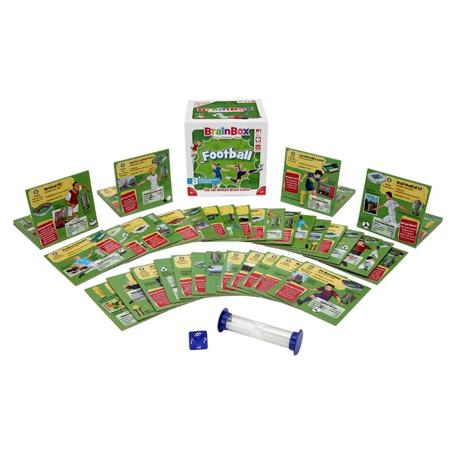 Green Board Game Co. BrainBox: Football *PRE-ORDER* Board Games 3 Green Board Game Co. BrainBox: Football *PRE-ORDER* Board Games