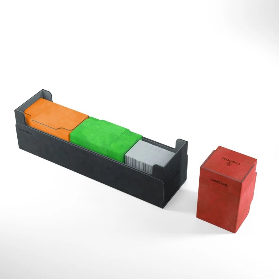 Gamegenic: Dungeon Convertible Deck Box - Black (550ct) Deck Boxes 10 Gamegenic: Dungeon Convertible Deck Box - Black (550ct) Deck Boxes