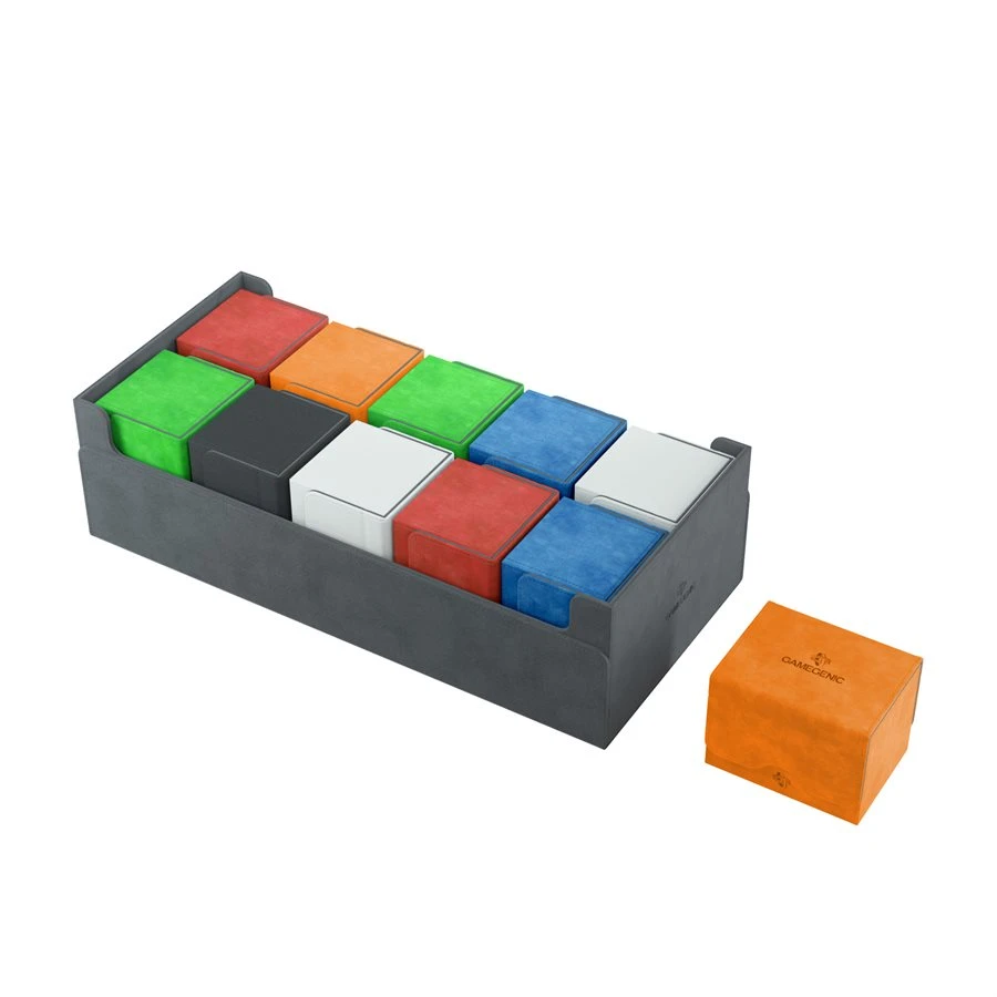 Gamegenic: Dungeon Convertible Deck Box - Midnight Gray (1100ct) 7 Gamegenic: Dungeon Convertible Deck Box - Midnight Gray (1100ct)