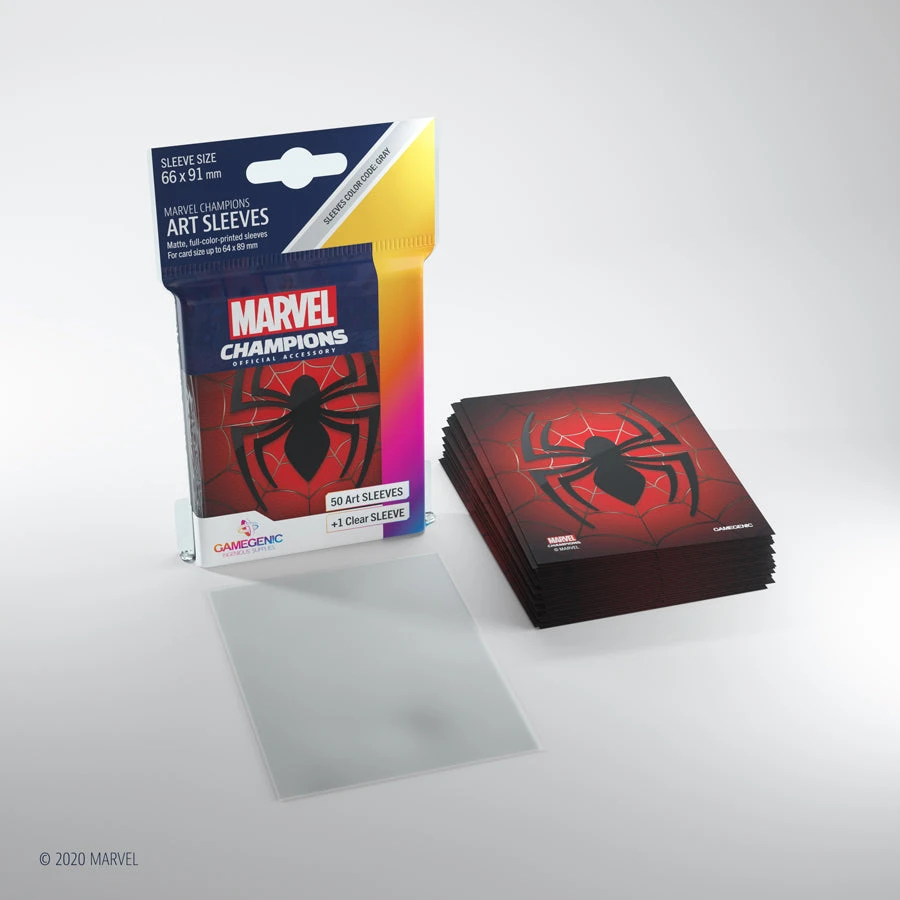Gamegenic - Marvel Champions Art Sleeves - Spider-Man (50ct) 2 Gamegenic - Marvel Champions Art Sleeves - Spider-Man (50ct)