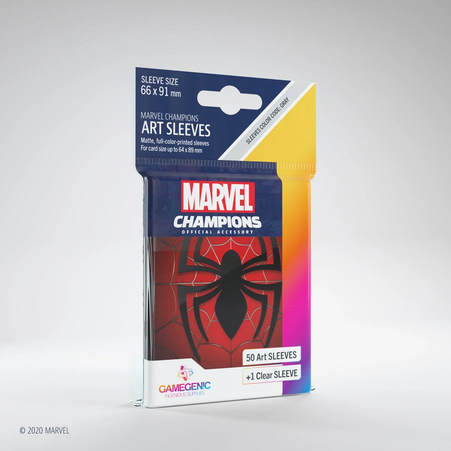 Gamegenic - Marvel Champions Art Sleeves - Spider-Man (50ct) 1 Gamegenic - Marvel Champions Art Sleeves - Spider-Man (50ct)