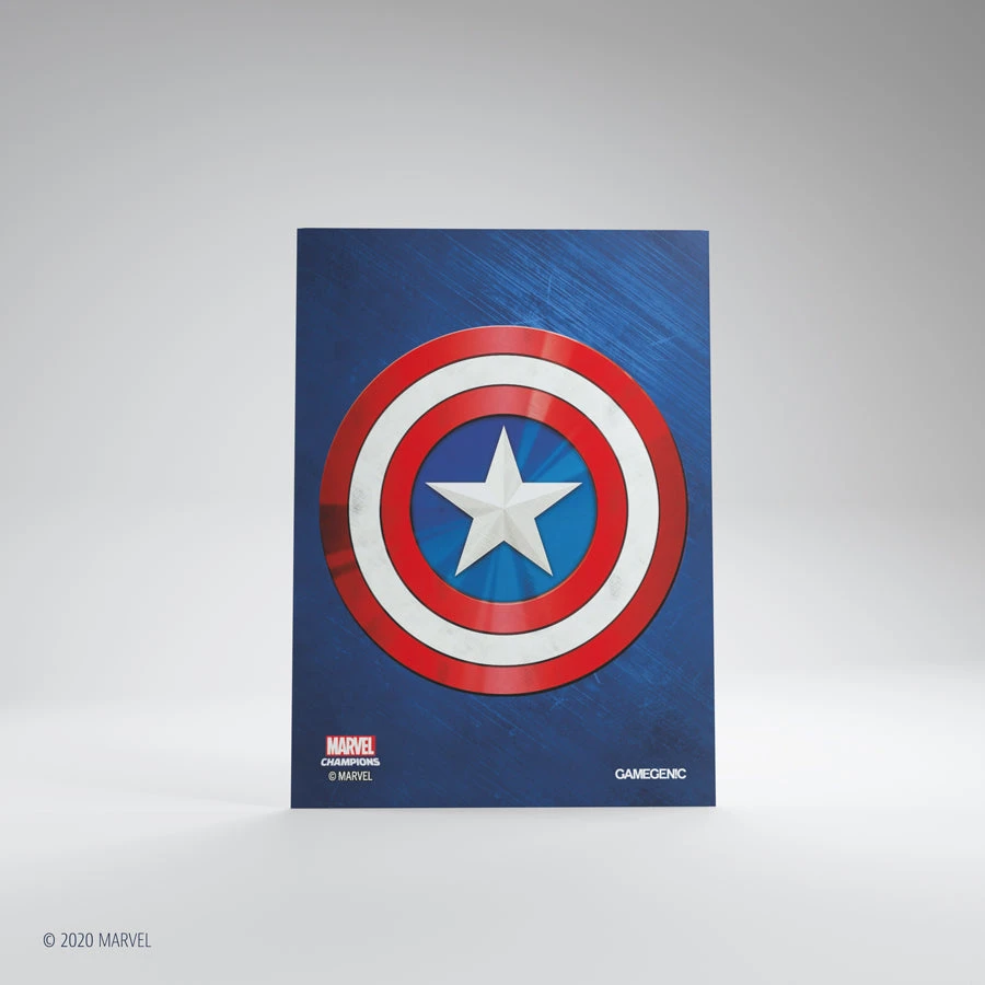 Gamegenic - Marvel Champions Art Sleeves - Captain America (50ct) May 23-29, 2022 3 Gamegenic - Marvel Champions Art Sleeves - Captain America (50ct) May 23-29, 2022