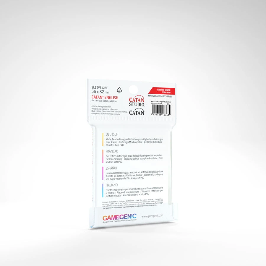 Gamegenic - Matte Catan-Sized Sleeves (60) Jun 20-26, 2022 2 Gamegenic - Matte Catan-Sized Sleeves (60) Jun 20-26, 2022