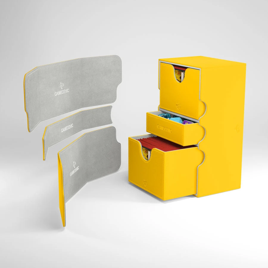 Deck Boxes Gamegenic: Stronghold Convertible Deck Box - Yellow (200ct) 1 Deck Boxes Gamegenic: Stronghold Convertible Deck Box - Yellow (200ct)