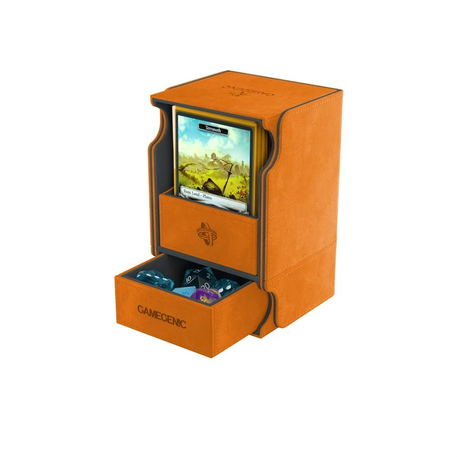 Gamegenic: Watchtower Convertible Deck Box - Orange (100ct) 2 Gamegenic: Watchtower Convertible Deck Box - Orange (100ct)