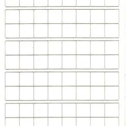 GMT Games Blank Counter Sheet 5/8 Inch (White) Accessories