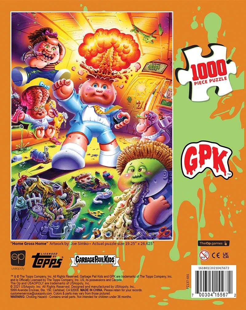 Puzzle - USAopoly - Garbage Pail Kids "Home Gross Home" (1000 Pieces) Jun 20-26, 2022 4 Puzzle - USAopoly - Garbage Pail Kids "Home Gross Home" (1000 Pieces) Jun 20-26, 2022