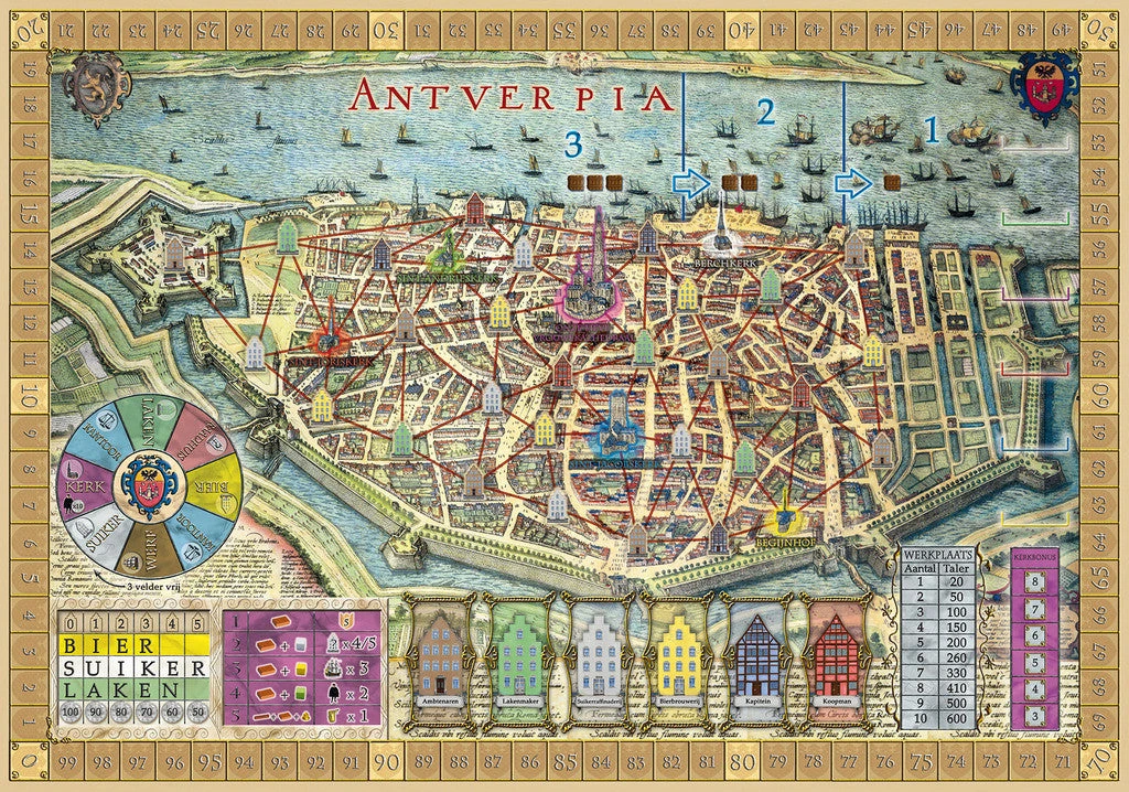 Rio Grande Games Hamburgum Expansion: Antverpia 1 Rio Grande Games Hamburgum Expansion: Antverpia