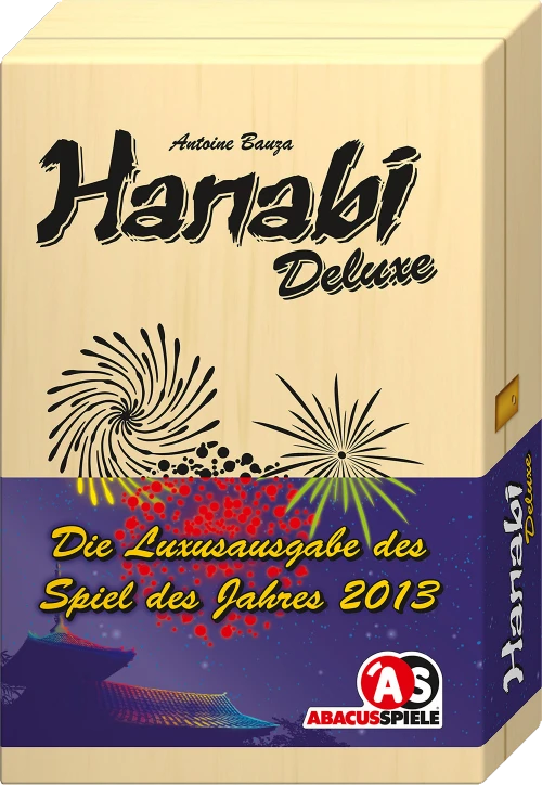 ABACUSSPIELE Hanabi Deluxe (Wooden Box German Import) Board Games 1 ABACUSSPIELE Hanabi Deluxe (Wooden Box German Import) Board Games