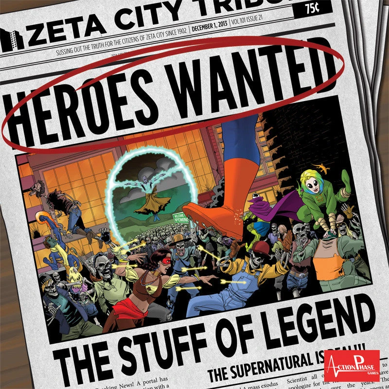 Action Phase Games Heroes Wanted: The Stuff Of Legend 1 Action Phase Games Heroes Wanted: The Stuff Of Legend