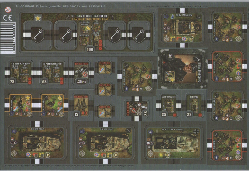 Devil Pig Games Board Games Heroes Of Normandie: GE SS Panzergrenadier 1 Devil Pig Games Board Games Heroes Of Normandie: GE SS Panzergrenadier