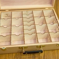 The Broken Token Broken Token - Unfinished Wooden Artist Case And Organizer Set (WAC002)
