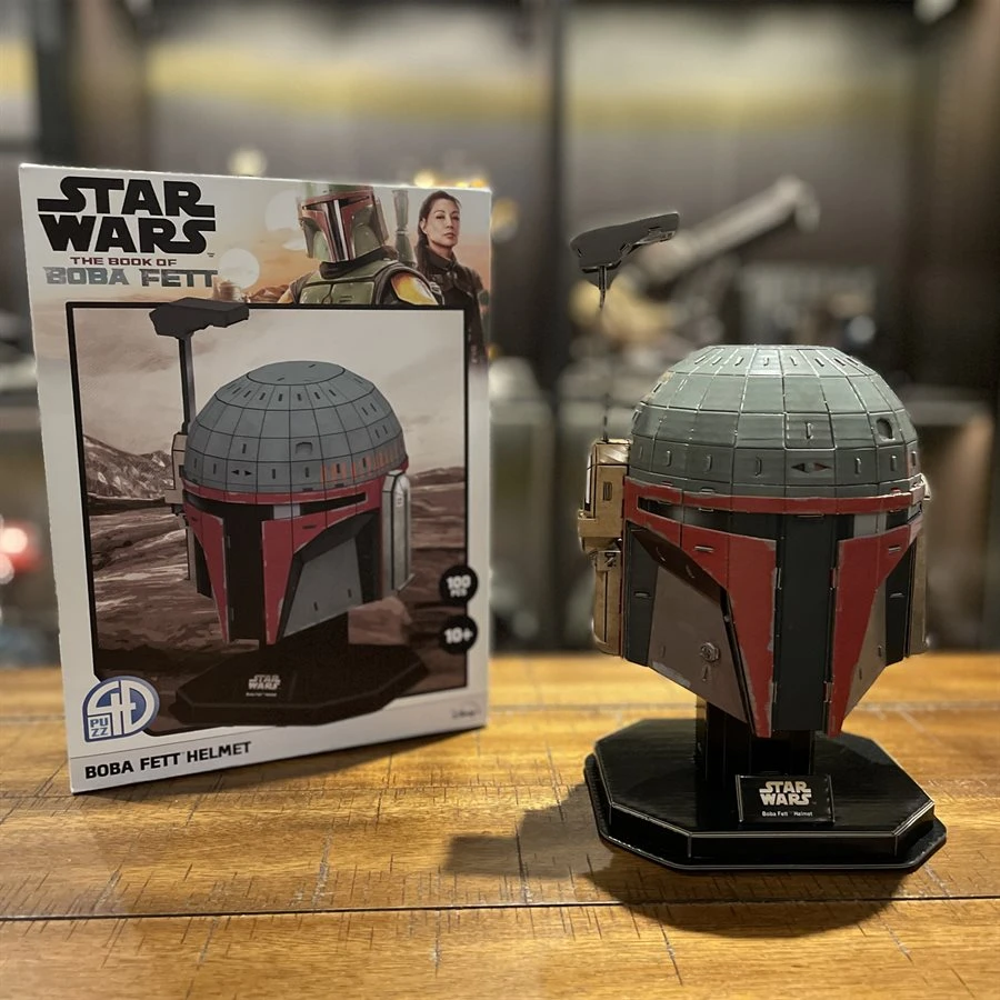 4D Puzz 3D Puzzle: Star Wars: Boba Fett Helmet Style #1 (Medium Size) 2 4D Puzz 3D Puzzle: Star Wars: Boba Fett Helmet Style #1 (Medium Size)