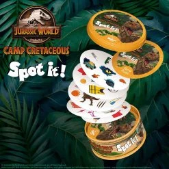 USAopoly Spot It! Jurassic World: Camp Cretaceous Board Games