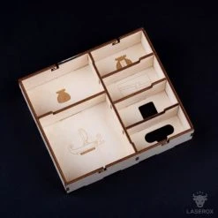 Laserox - Wooden Wonder (Compatible With 7 Wonders) Import Games