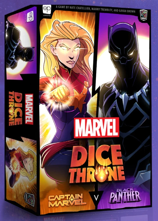 The Op Marvel Dice Throne - 2-Hero Box (Captain Marvel, Black Panther) *PRE-ORDER* 1 The Op Marvel Dice Throne - 2-Hero Box (Captain Marvel, Black Panther) *PRE-ORDER*