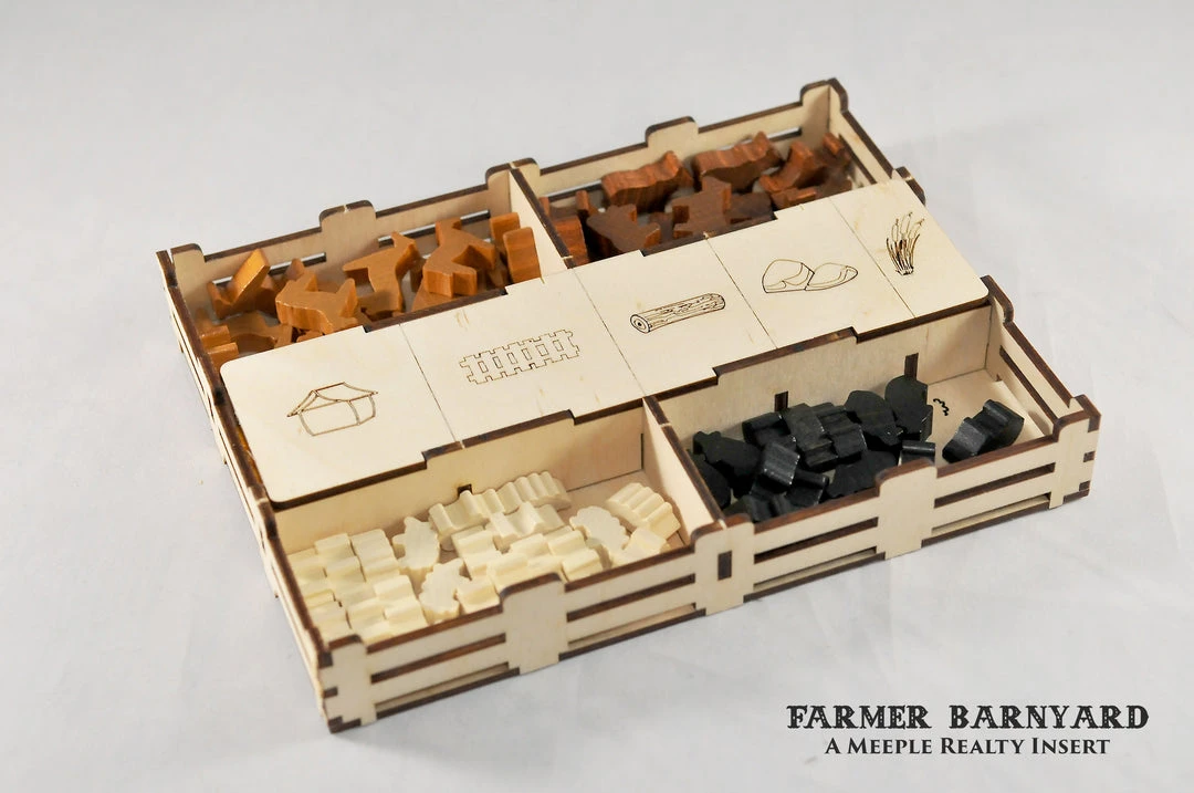 Meeple Realty - Farmer’s Barnyard (Compatible With Agricola All Creatures) 4 Meeple Realty - Farmer’s Barnyard (Compatible With Agricola All Creatures)