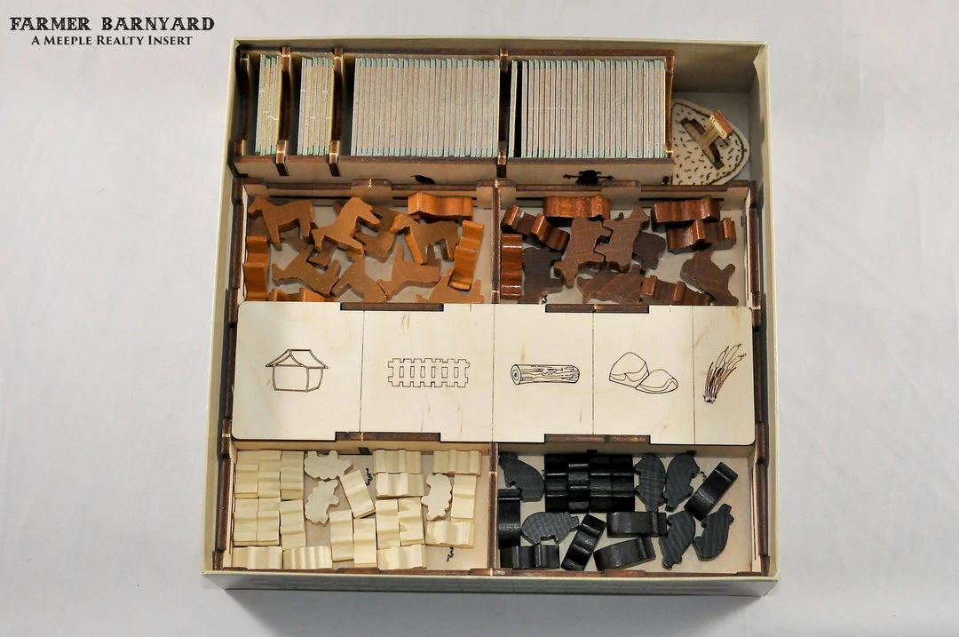 Meeple Realty - Farmer’s Barnyard (Compatible With Agricola All Creatures) 1 Meeple Realty - Farmer’s Barnyard (Compatible With Agricola All Creatures)