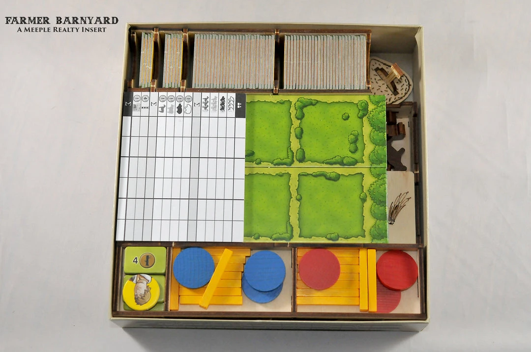 Meeple Realty - Farmer’s Barnyard (Compatible With Agricola All Creatures) 6 Meeple Realty - Farmer’s Barnyard (Compatible With Agricola All Creatures)