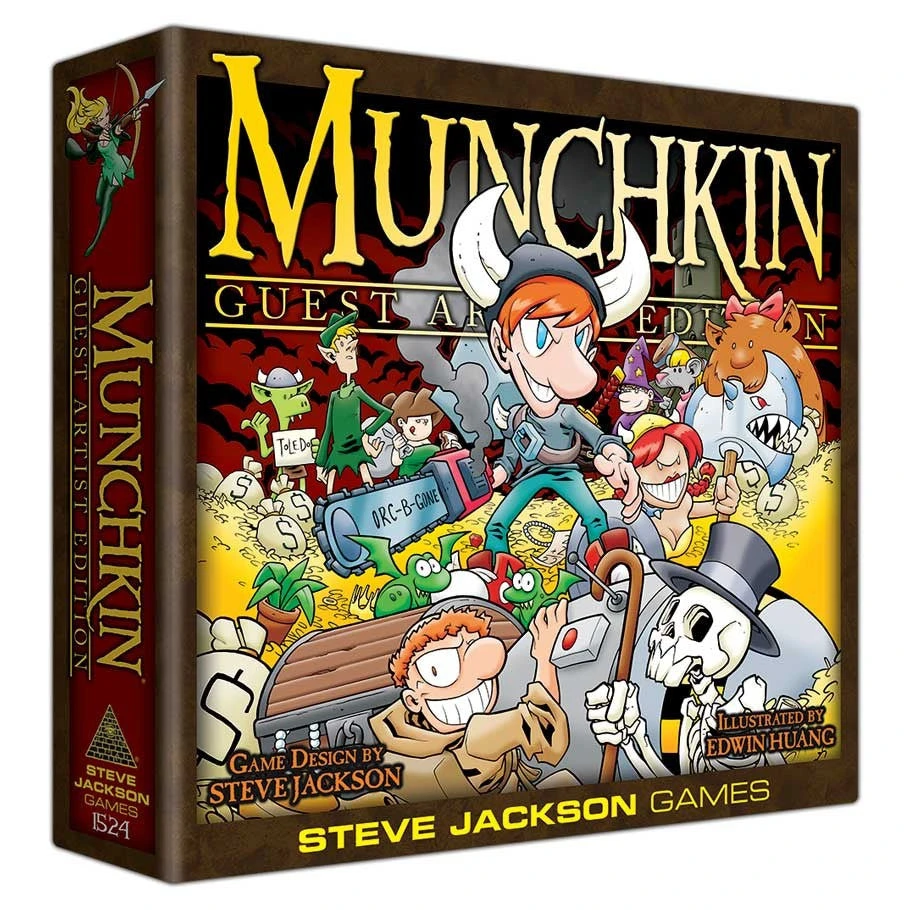 Steve Jackson Games Munchkin: Guest Artist Edition (Edwin Huang) Board Games 1 Steve Jackson Games Munchkin: Guest Artist Edition (Edwin Huang) Board Games