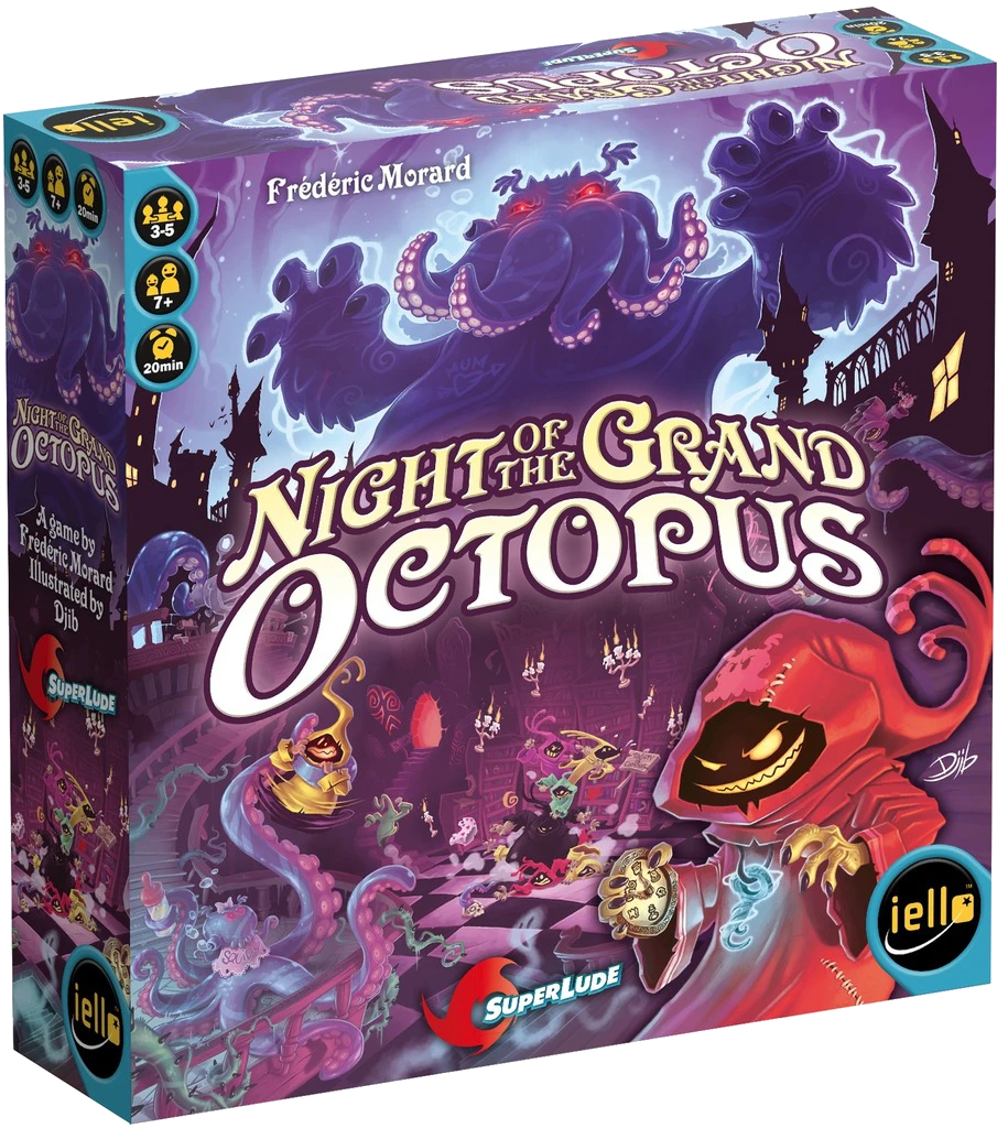 IELLO Board Games Night Of The Grand Octopus 1 IELLO Board Games Night Of The Grand Octopus