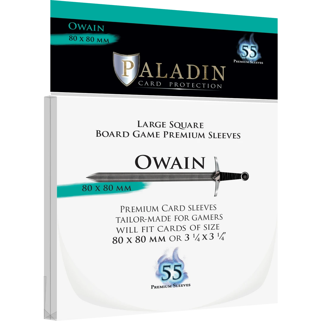 NSKN Games Jun 27-Jul 3, 2022 Paladin Card Protection - Owain (80 × 80 Mm) 1 NSKN Games Jun 27-Jul 3, 2022 Paladin Card Protection - Owain (80 × 80 Mm)