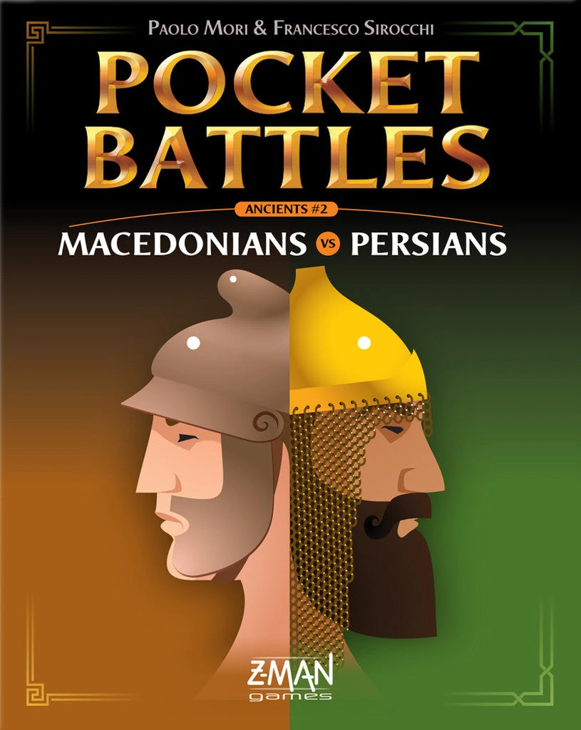 Z-Man Games Pocket Battles: Macedonians Vs. Persians Board Games 1 Z-Man Games Pocket Battles: Macedonians Vs. Persians Board Games