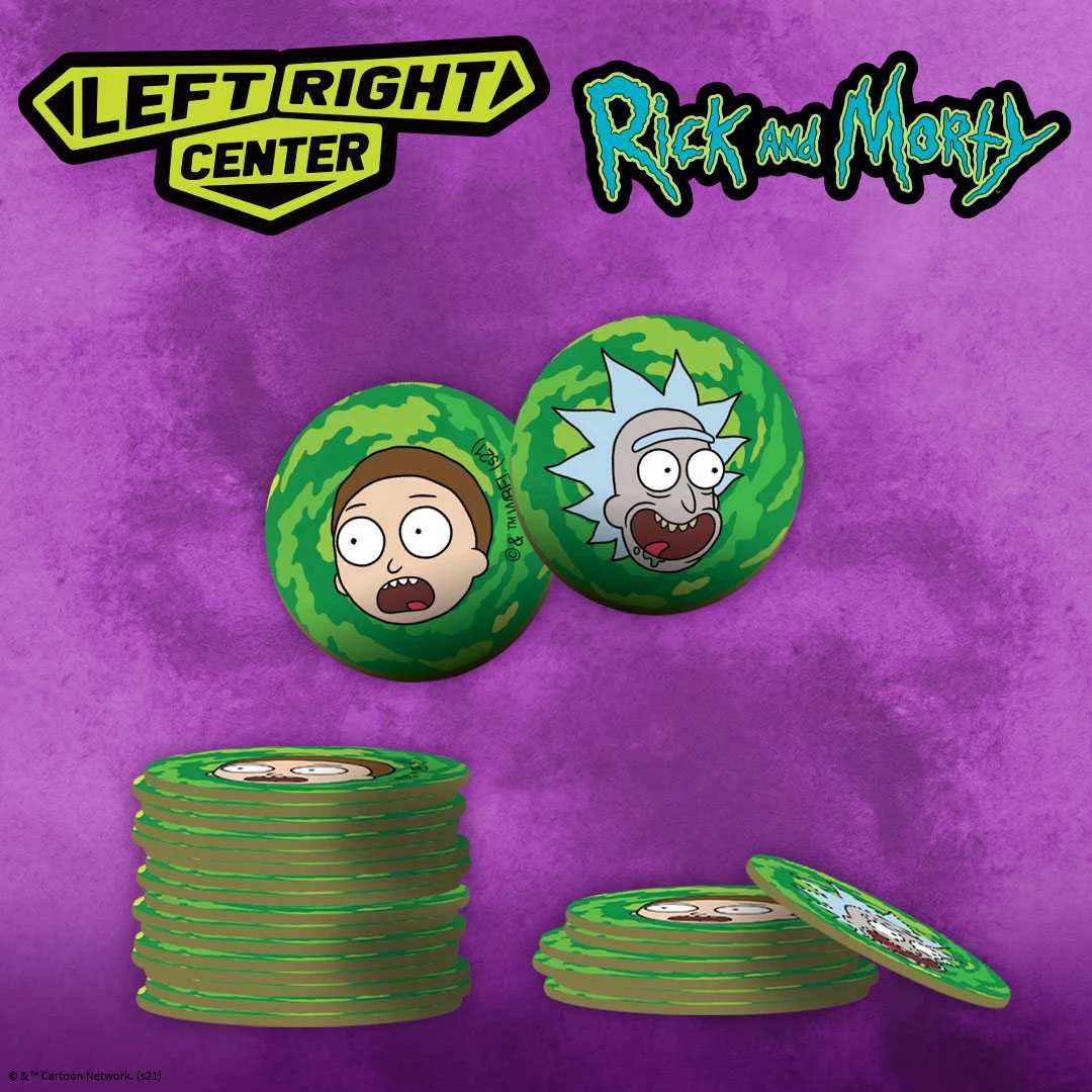 The Op Left Right Center: Rick And Morty Dice Game Board Games 3 The Op Left Right Center: Rick And Morty Dice Game Board Games