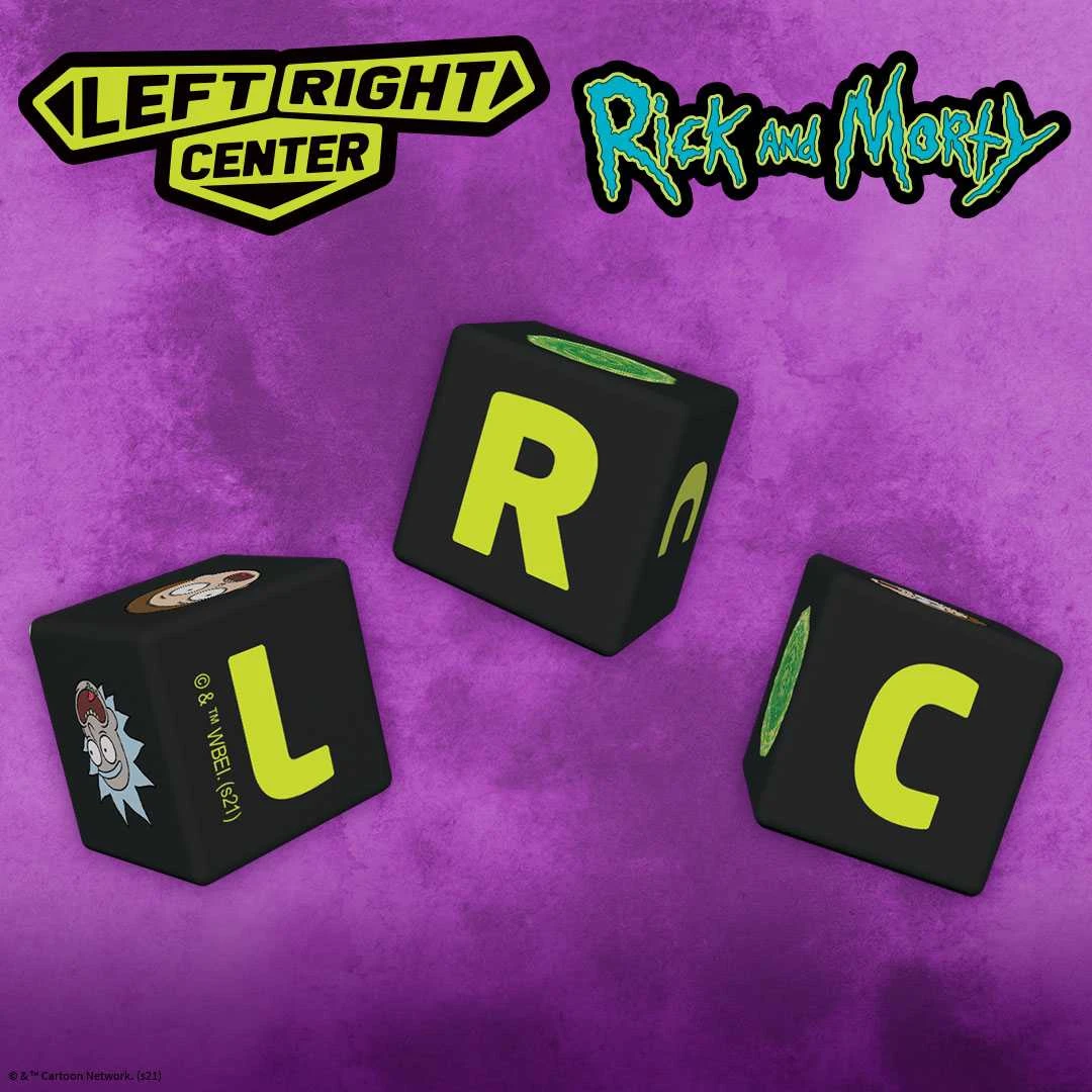 The Op Left Right Center: Rick And Morty Dice Game Board Games 4 The Op Left Right Center: Rick And Morty Dice Game Board Games