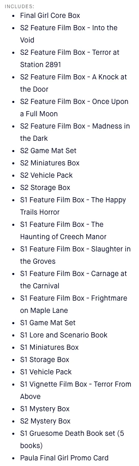 Van Ryder Games Final Girl Series 2 (Epic All-In Pledge) *PRE-ORDER* Board Games 2 Van Ryder Games Final Girl Series 2 (Epic All-In Pledge) *PRE-ORDER* Board Games