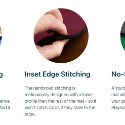 BoardGameTables.com Board Game Playmat (Burgundy) (Medium) Accessories 5 BoardGameTables.com Board Game Playmat (Burgundy) (Medium) Accessories