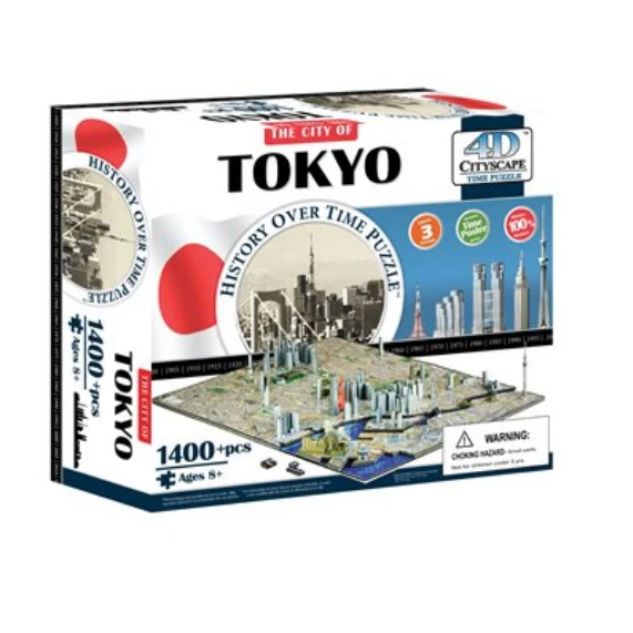 Puzzle - 4D Cityscape - History Over Time Puzzle: Tokyo (1400+ Pieces) All Sale Items 1 Puzzle - 4D Cityscape - History Over Time Puzzle: Tokyo (1400+ Pieces) All Sale Items