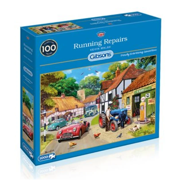 Puzzle - Gibsons - Running Repairs (1000 Pieces) 1 Puzzle - Gibsons - Running Repairs (1000 Pieces)