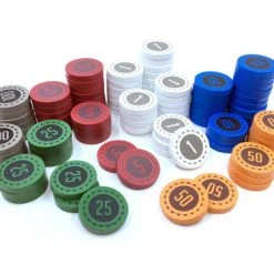 MeepleSource 100-Piece Small Set Of Money Discs
